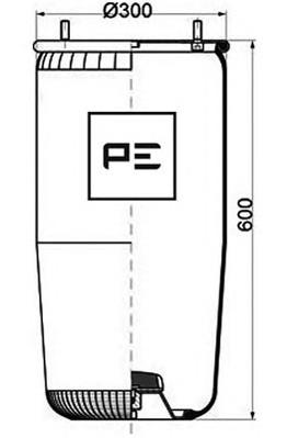 084.084-71A PE Automotive coxim pneumático (suspensão de lâminas pneumática do eixo)