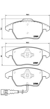 Колодки Brembo 07B31452 цена, от 25.79 USD
