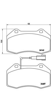 Тормозные колодки Brembo 07B31421