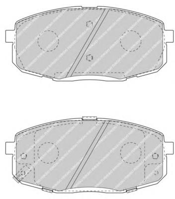 581011HA10 Honda sapatas do freio dianteiras de disco