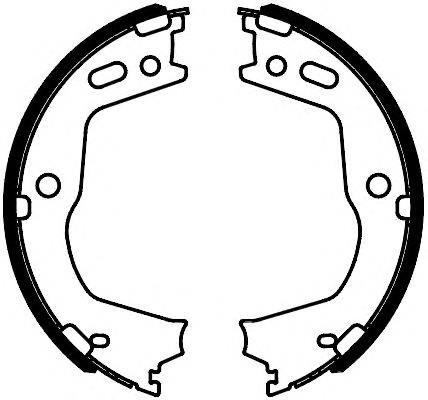 FSB4088 Ferodo sapatas do freio de estacionamento
