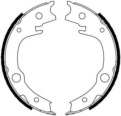 Колодки ручника FSB4014 Ferodo