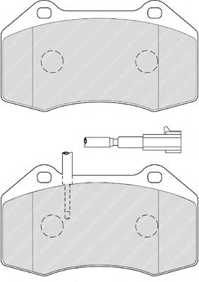 Передние тормозные колодки FSL4320 Ferodo