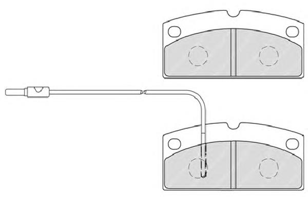 Тормозные колодки Japan Parts PAMC05