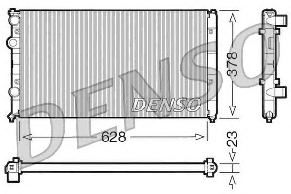 DRM32035 Denso radiador de esfriamento de motor