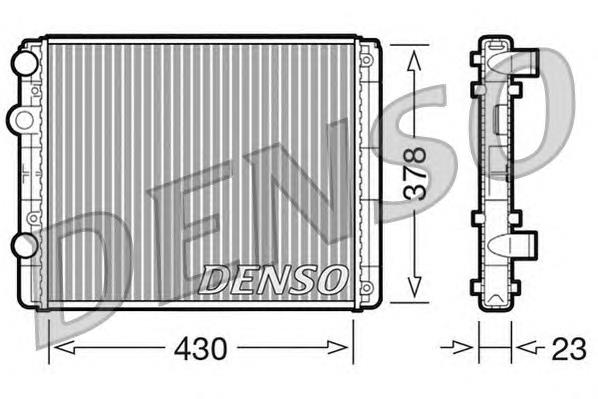 DRM32030 Denso radiador de esfriamento de motor