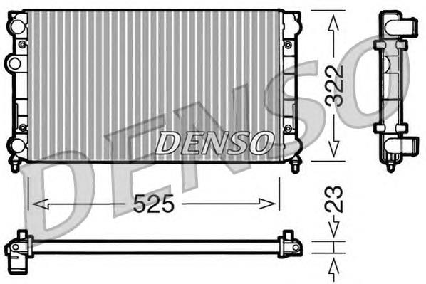 Radiador de esfriamento de motor DRM32005 Denso