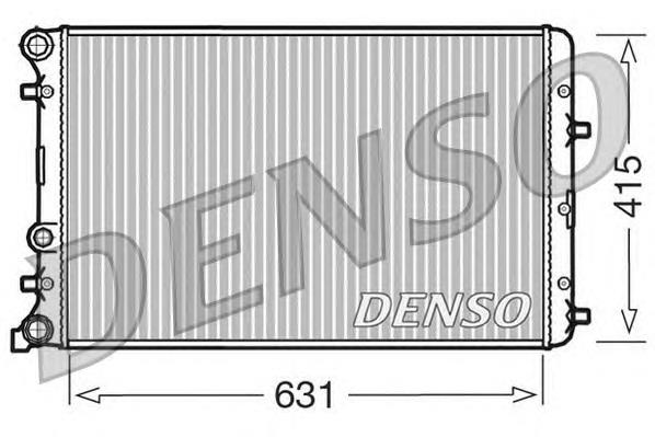 DRM27004 Denso radiador de esfriamento de motor