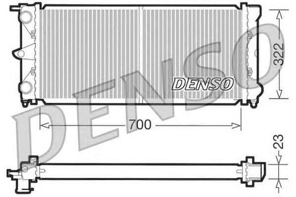 DRM32021 Denso radiador de esfriamento de motor