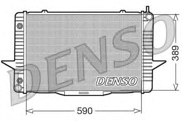 DRM33067 Denso radiador de esfriamento de motor