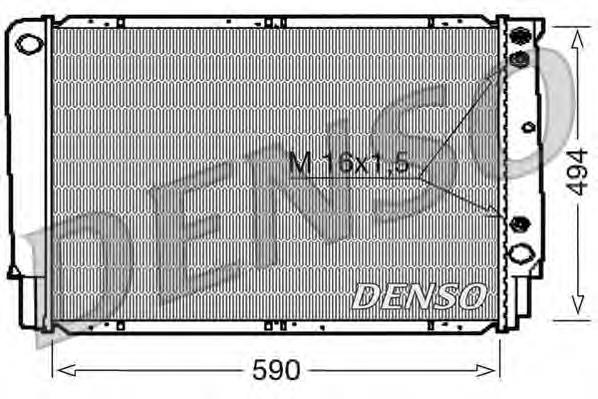 DRM33053 Denso radiador de esfriamento de motor