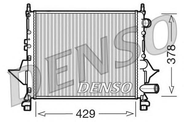 DRM23082 Denso radiador de esfriamento de motor