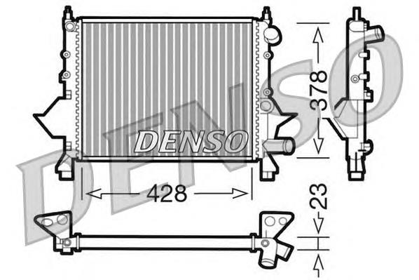 DRM23081 Denso radiador de esfriamento de motor