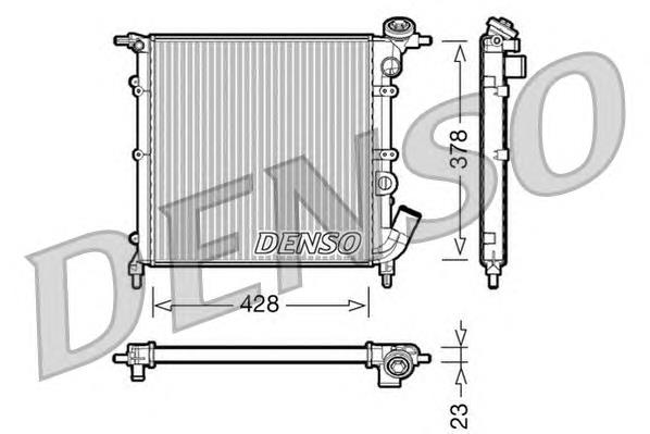 Радиатор DRM23012 Denso