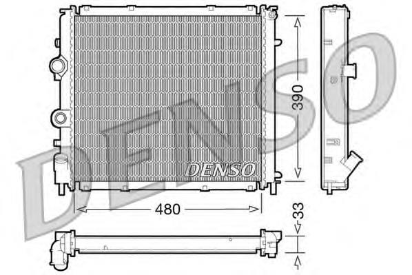Радиатор охлаждения Denso DRM23011