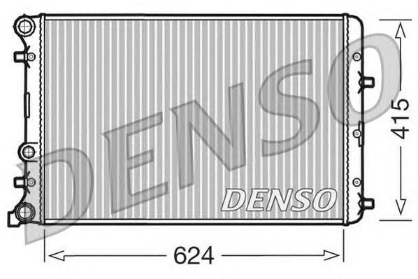 DRM27003 Denso radiador de esfriamento de motor