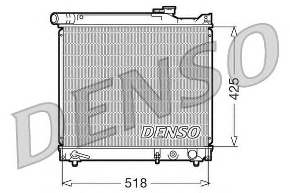 Radiador de esfriamento de motor DRM47012 Denso