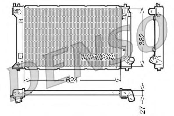 DRM50019 Denso radiador de esfriamento de motor