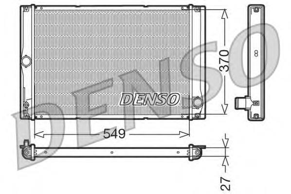 DRM50023 Denso radiador de esfriamento de motor