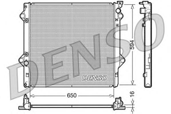 DRM50036 Denso radiador de esfriamento de motor