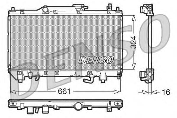 DRM50017 Denso radiador de esfriamento de motor