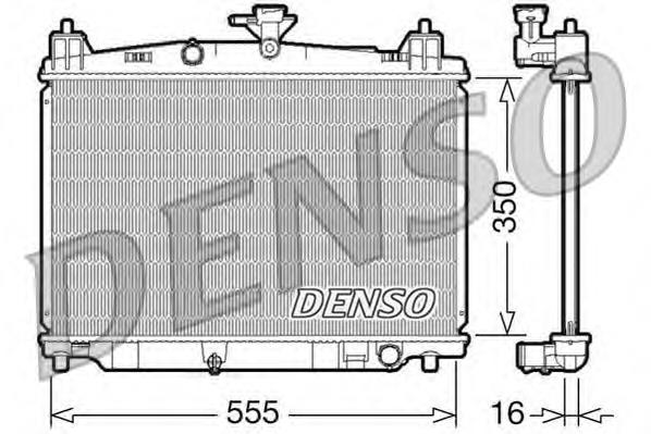 DRM44016 Denso radiador de esfriamento de motor