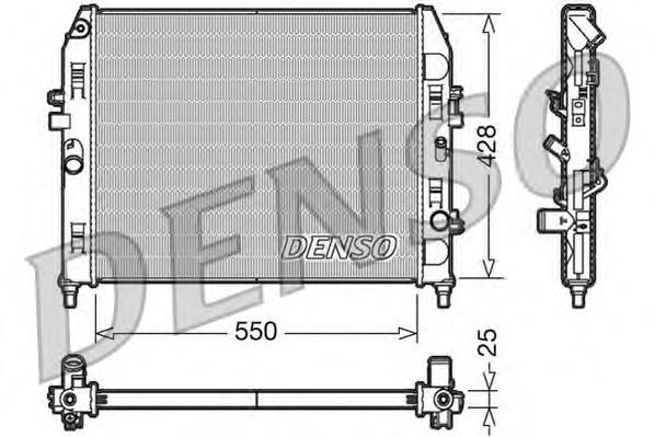 Радиатор охлаждения Mazda LFG215200E