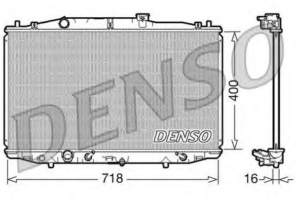 Купить DRM40024 Denso Радиатор водяной