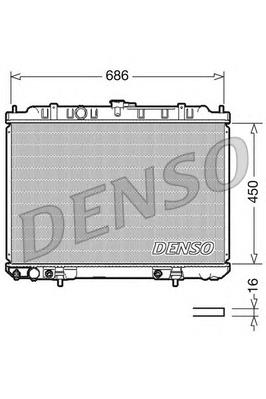 214609H300 Nissan radiador de esfriamento de motor