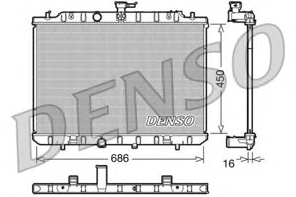 Купить DRM46006 Denso Радиатор водяной