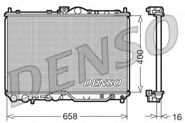 Radiador de esfriamento de motor DRM45011 Denso