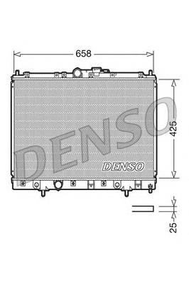 DRM45006 Denso radiador de esfriamento de motor