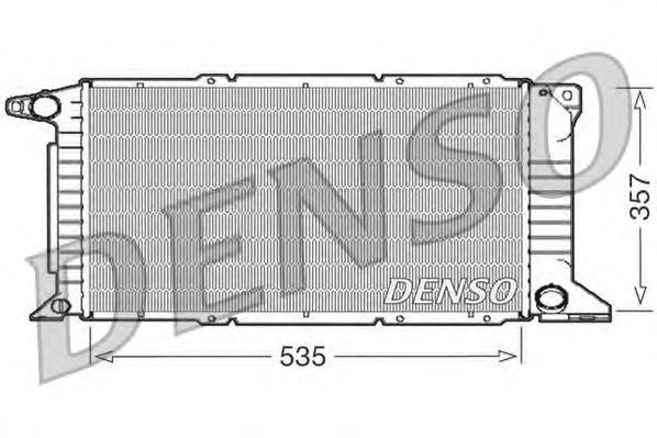 DRM10101 Denso radiador de esfriamento de motor