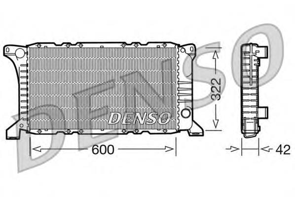 DRM10097 Denso radiador de esfriamento de motor