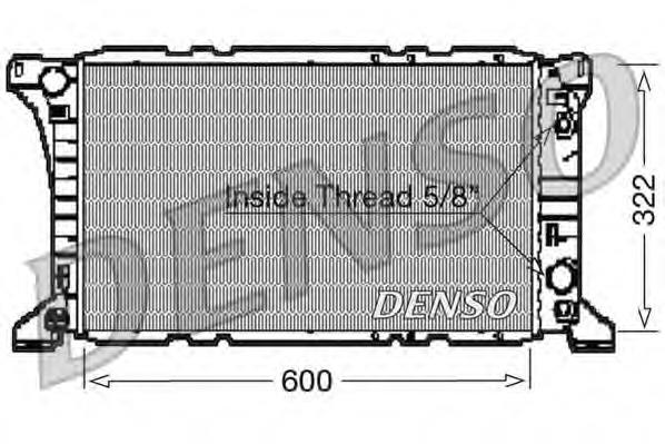 Radiador de esfriamento de motor DRM10096 Denso