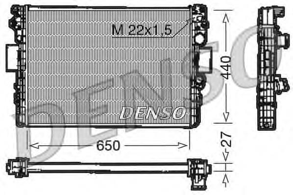 Radiador de esfriamento de motor DRM12003 Denso