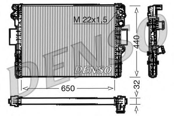 DRM12005 Denso tubo de combustível, inverso desde os injetores