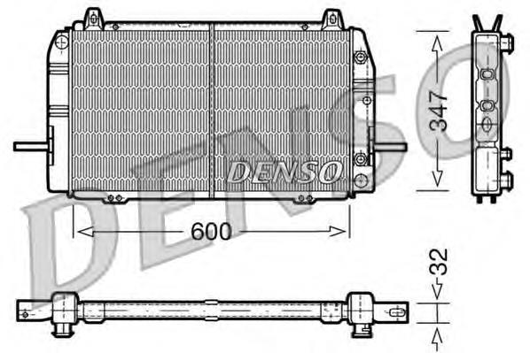 Radiador de esfriamento de motor DRM10084 Denso