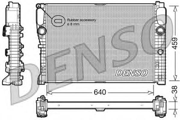 DRM17014 Denso radiador de esfriamento de motor