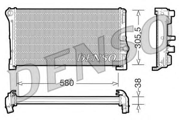 Радиатор DRM13010 Denso