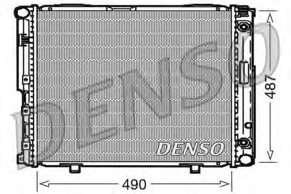 DRM17004 Denso radiador de esfriamento de motor