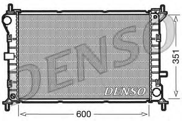 DRM10051 Denso radiador de esfriamento de motor