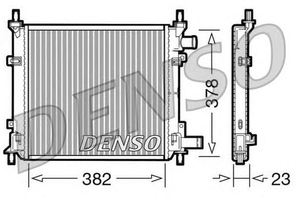 Radiador de esfriamento de motor DRM10060 Denso