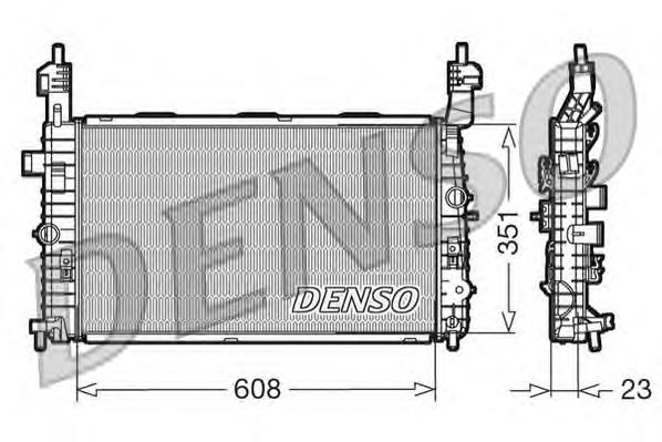 Radiador de esfriamento de motor RA0201020 Jdeus