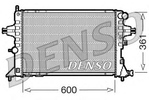 DRM20084 Denso radiador de esfriamento de motor