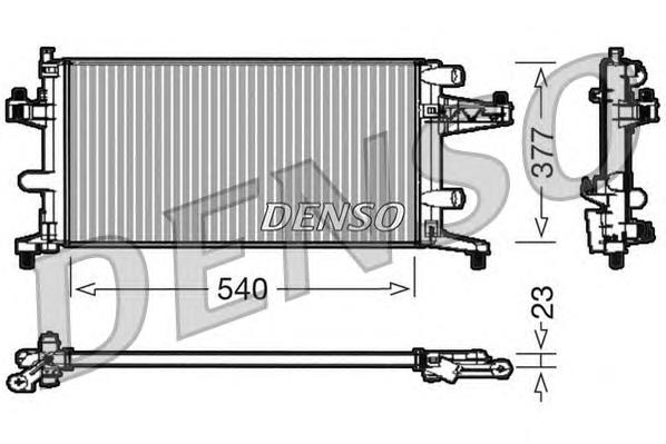 DRM20040 Denso radiador de esfriamento de motor