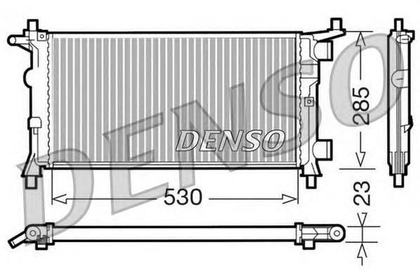 DRM20041 Denso radiador de esfriamento de motor