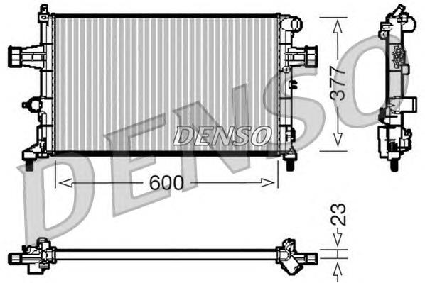 DRM20083 Denso radiador de esfriamento de motor