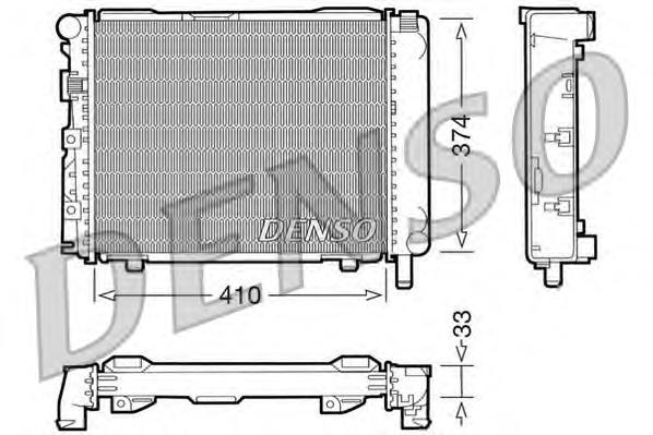 2015002803 Mercedes radiador de esfriamento de motor