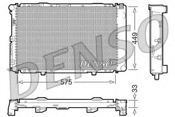 8010442 Agility radiador de esfriamento de motor